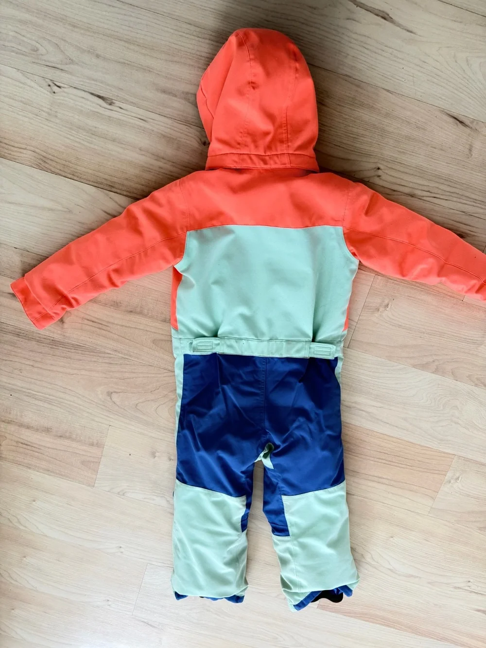 Burton Kids Colorblock Snow One-Piece - Coral, Mint & Navy